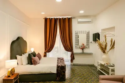 Letto o letti in una camera di Random B&B By Dimorra