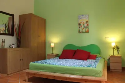 Letto o letti in una camera di Ambo su Napoli