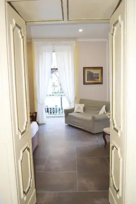Letto o letti in una camera di questo rinascimento CASA NEWMAN