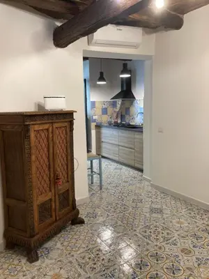 Cucina o angolo cottura di Zuccarella ''Zuccherino''nel cortile