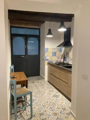 Cucina o angolo cottura di Zuccarella ''Zuccherino''nel cortile
