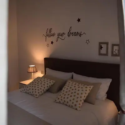 Letto o letti in una camera di La casa di Maria
