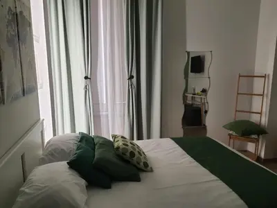 Letto o letti in una camera di La casa di Maria