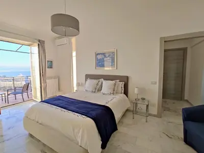 Letto o letti in una camera di My View Guest House