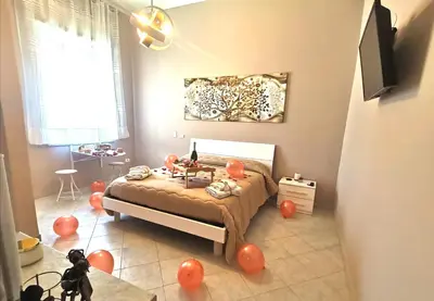 Letto o letti in una camera di Dale Rooms