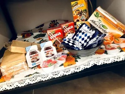 Cibo presso l'affittacamere o nelle vicinanze