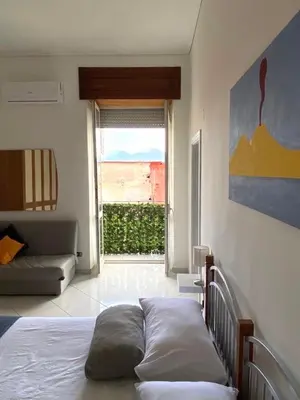Letto o letti in una camera di Casa Luisa