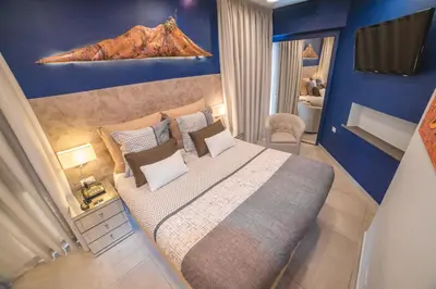 Letto o letti in una camera di Airone Hotel