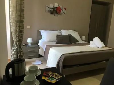 Letto o letti in una camera di Soggiorno Paradiso