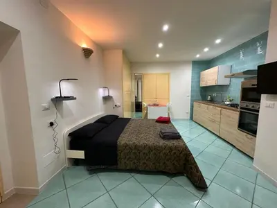 Cucina o angolo cottura di 'a casa toja (neapolitan holiday home)