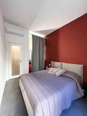Letto o letti in una camera di Pizzofalcone27