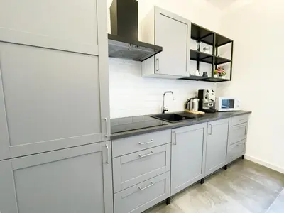Cucina o angolo cottura di B&B i Murales