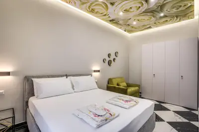 Letto o letti in una camera di Lady Rose One