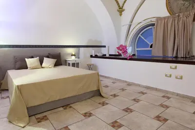 Letto o letti in una camera di Napoli Sea