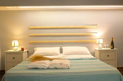 Letto o letti in una camera di Casa Mya