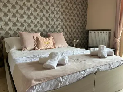 Letto o letti in una camera di Home Elisabet