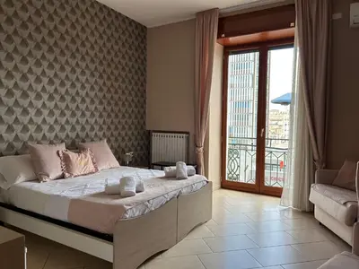 Letto o letti in una camera di Home Elisabet