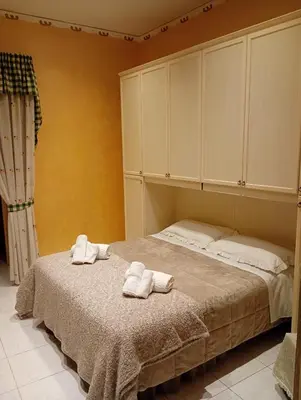 Letto o letti in una camera di Dimora dei pastori