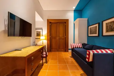 Area soggiorno di Corte Satriano Residence