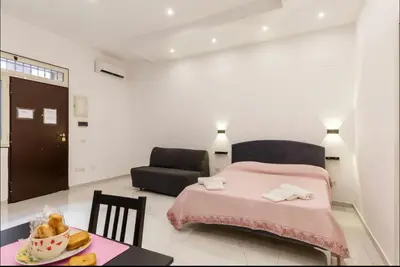 Letto o letti in una camera di Alessandra’s house