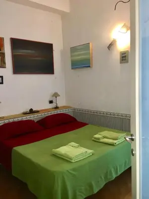 Letto o letti in una camera di La Certosa