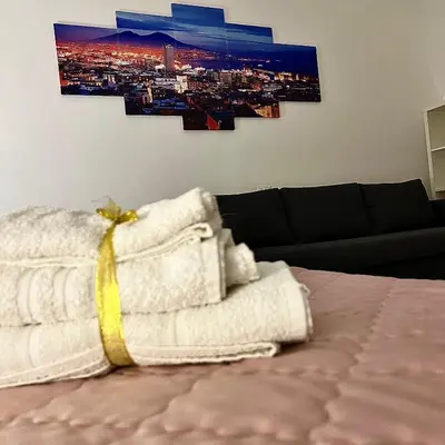Letto o letti in una camera di Aurora's Home