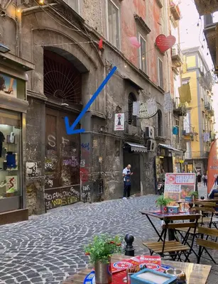 Planimetria di La Casa Blu un oasi di tranquillità nel vivace cuore di Napoli