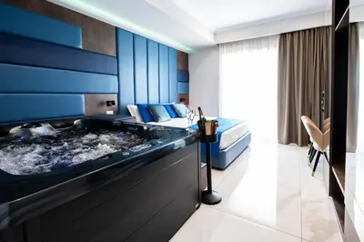 Letto o letti in una camera di Imperatrice Suites