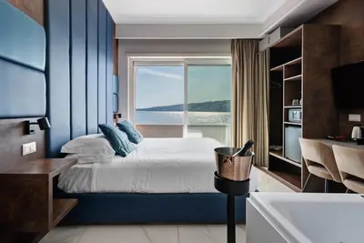 Letto o letti in una camera di Imperatrice Suites