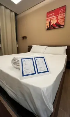 Letto o letti in una camera di Vespucci Rooms
