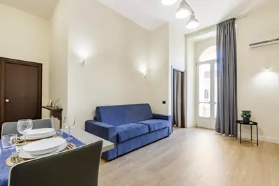 Area soggiorno di Duomo - Historic Center, View, Comfort & Metro