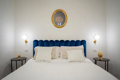 Letto o letti in una camera di MAISON ANGELINA