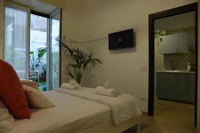 TV o dispositivi per l'intrattenimento presso Jama Maison Garden