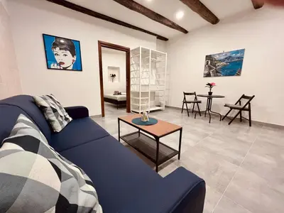 Area soggiorno di SORRISO SUITE