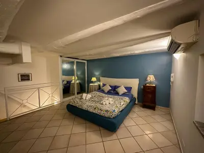 Letto o letti in una camera di La Rotonda a Toledo