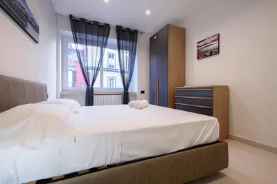 Letto o letti in una camera di Tommaseo Sea View Apartments