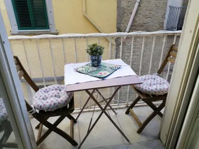 Balcone o terrazza di casa dei gemelli