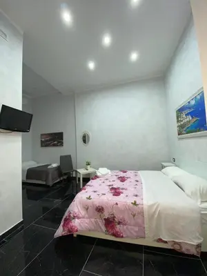 Letto o letti in una camera di Savastano house