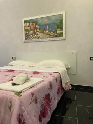 Letto o letti in una camera di Savastano house