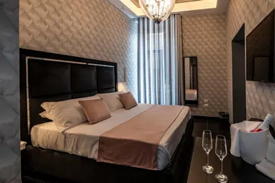 Letto o letti in una camera di Luna Luxury Bed and Breakfast