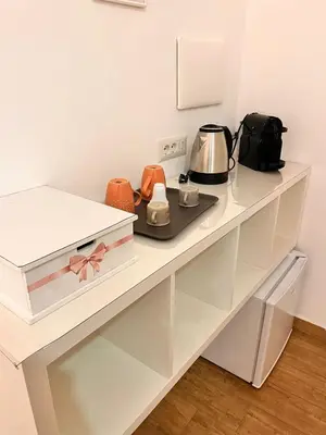 Set per la preparazione di tè e caffè presso La Dimora Del Principe