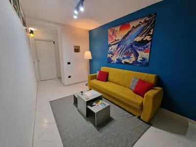 Area soggiorno di Pontecorvo Naples Apartament