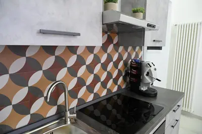 Cucina o angolo cottura di Victry's Houses Chiaia