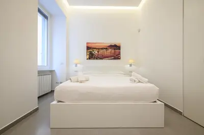 Letto o letti in una camera di Via Morghen 63