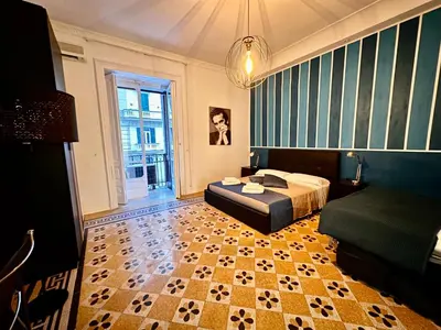 Letto o letti in una camera di Mammina Home