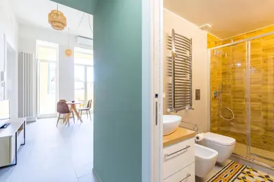 Planimetria di Casa Nostos Piedigrotta by Napoliapartments
