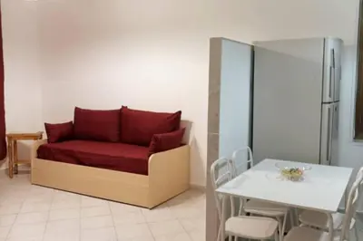Area soggiorno di Pulcinella's Nest vicino Centro Storico di Napoli