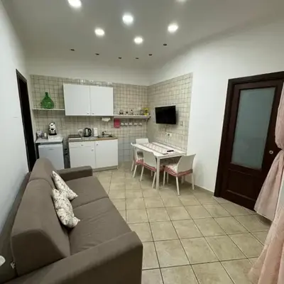 Vittoria's home near Maradona mural