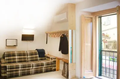 Letto o letti in una camera di LegnoSuites 3 rooms 3 bathrooms Group and Family By HouseinNaples